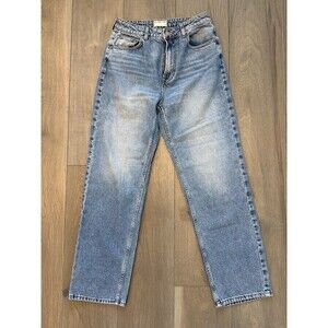 We The Free Free People Jeans Womens 28 Straight Leg Light Wash Cotton